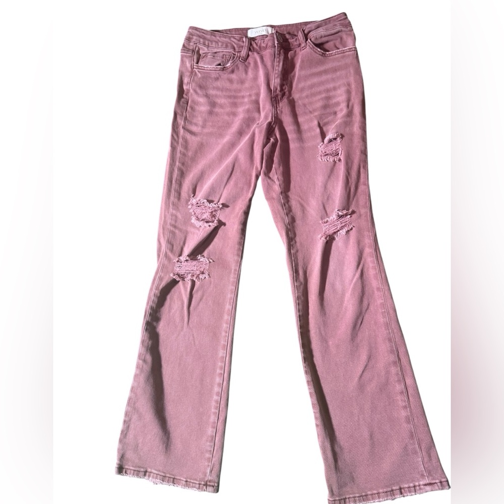 ❤️ Russet Crop Flare Jeans Vervet by Flying Monkey